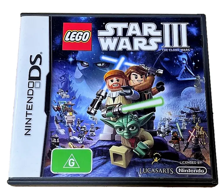 Lego Star Wars Iii The Clone Wars Nintendo Ds 2Ds 3Ds Game *No Manual* (Preowned) 1