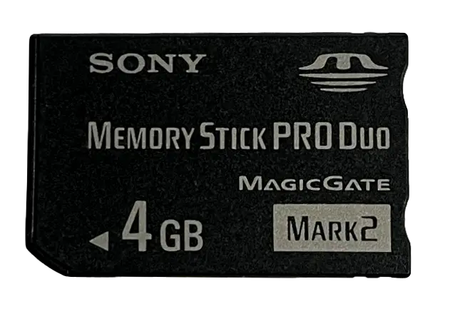 Sony 4Gb Sony Psp Memory Stick Pro Duo Mark 2 Memory Card Camera Cybershot (Pre-Owned) 1