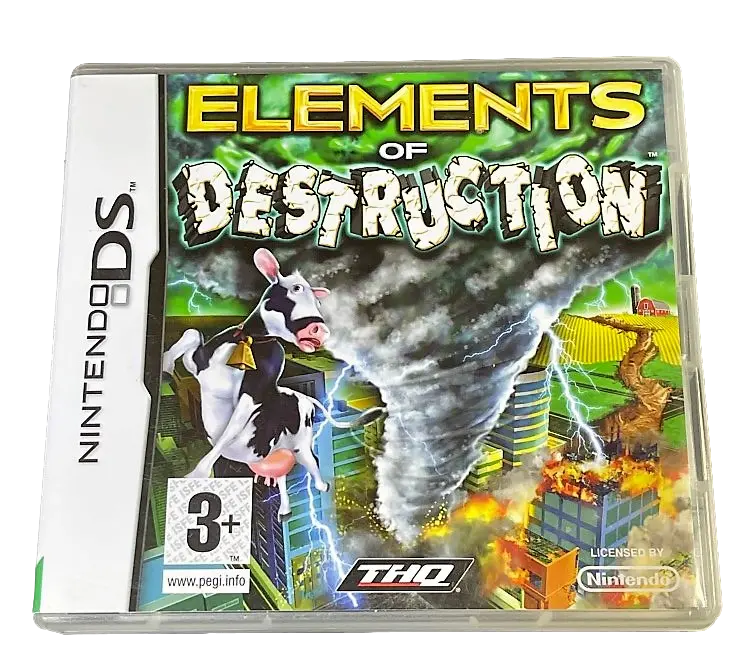 Elements Of Destruction Nintendo Ds 2Ds 3Ds Game *Complete* (Pre-Owned) 1