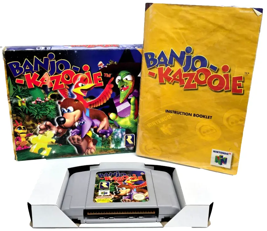 Banjo-Kazooie Nintendo 64 N64 Boxed Pal *Complete* #3 (Preowned) 1