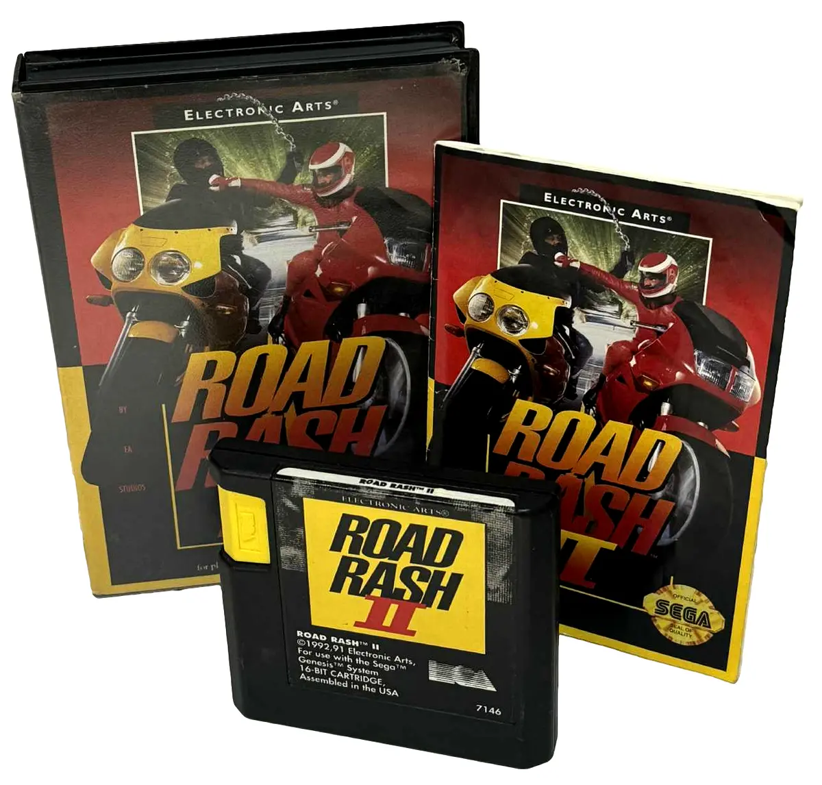 Road Rash Ii Sega Mega Drive *Complete* (Preowned) 1