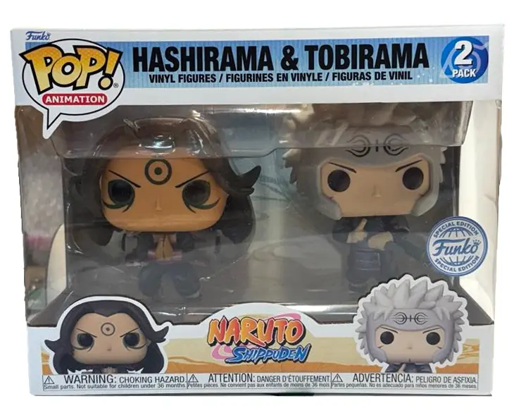 Hashirama & Tobirama 2 Pack Nuruto Funko Pop! (Preowned) 1