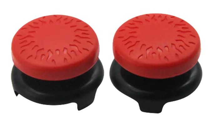 2Pcs Set Of Ps5 Toggle Thumb Caps - Red 1