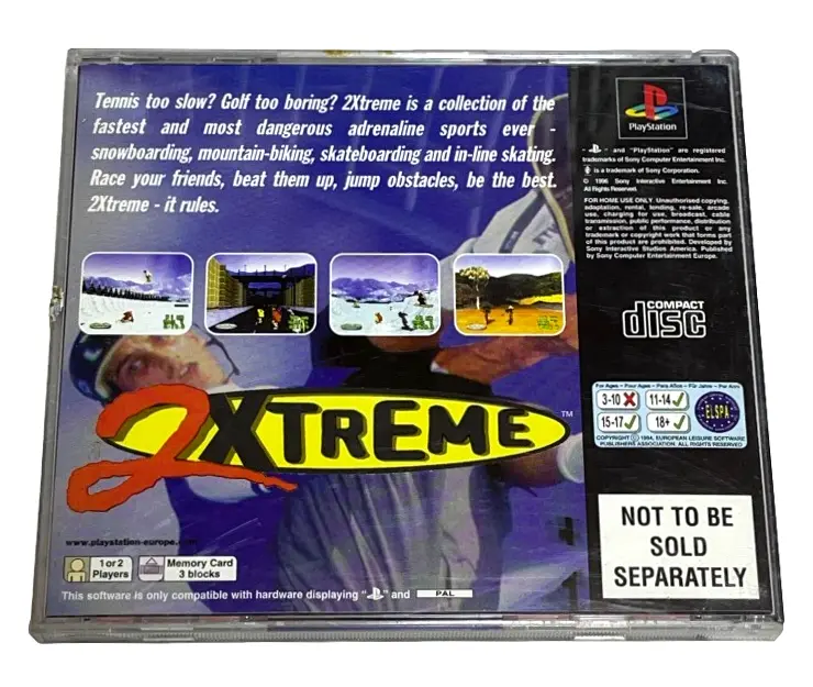 2 Extreme Ps1 Ps2 Ps3 Pal *No Cover Art* (Preowned) 2