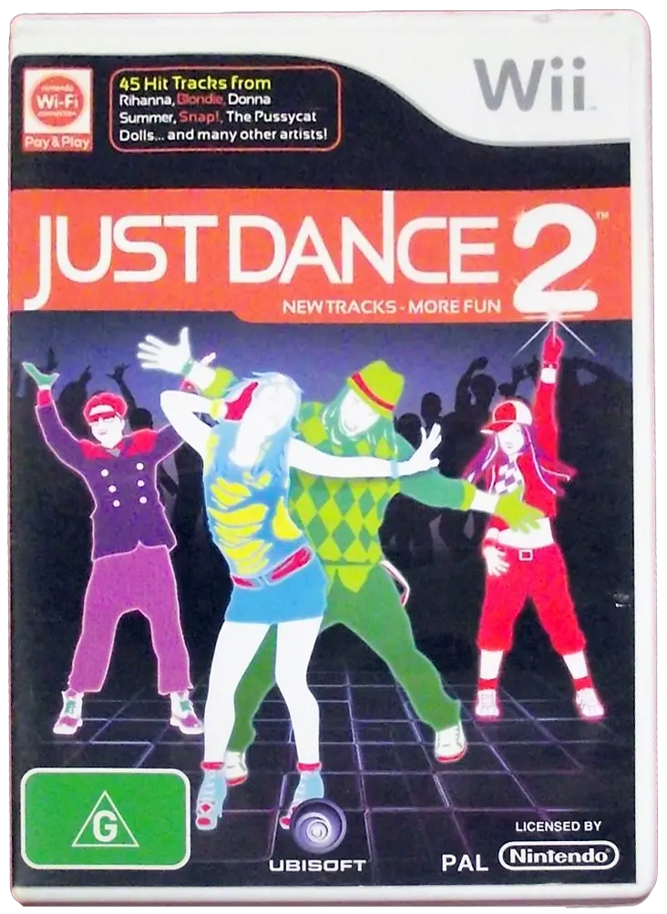 Just Dance 2 Nintendo Wii Pal *No Manual* (Preowned) 1