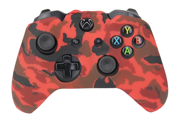 Silicone Cover For Xbox One Controller Skin Case Red Camo 1