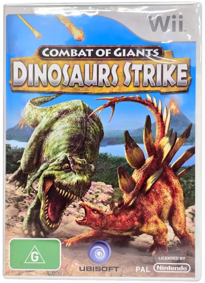Combat Of Giants Dinosaurs Strike Nintendo Wii Pal *Complete* (Preowned) 1