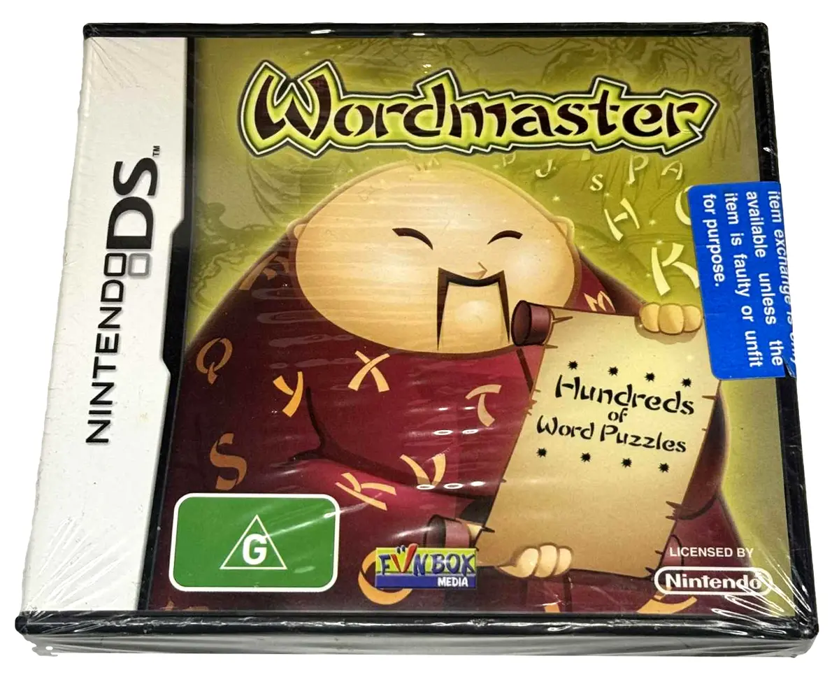 Wordmaster Nintendo Ds 2Ds 3Ds Game *Brand New* Sealed 1