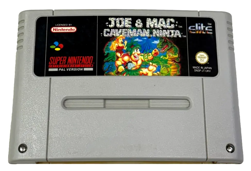 Joe & Mac Caveman Ninja Super Nintendo Snes Pal (Preowned) 1
