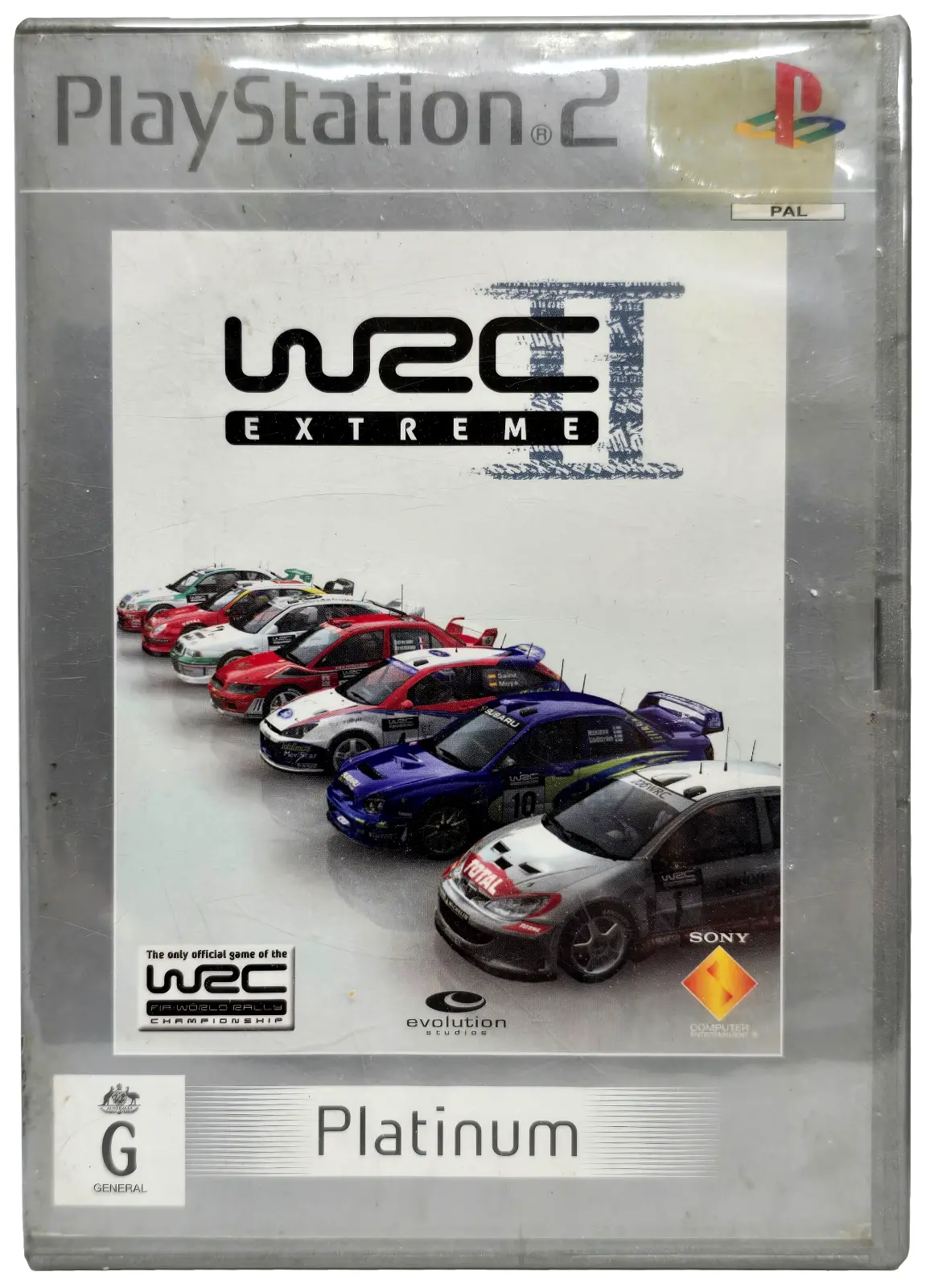 Wrc Ii Extreme Ps2 (Platinum) Pal *Complete* World Rally Cross (Preowned) 1