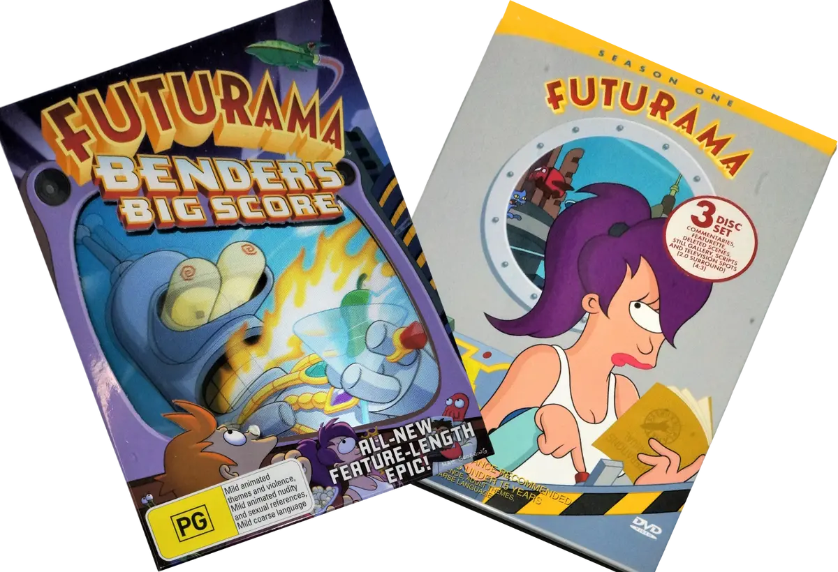 Futurama Season 1 Disc Set Plus Futurama Benders Big Score Dvd (Preowned) 1
