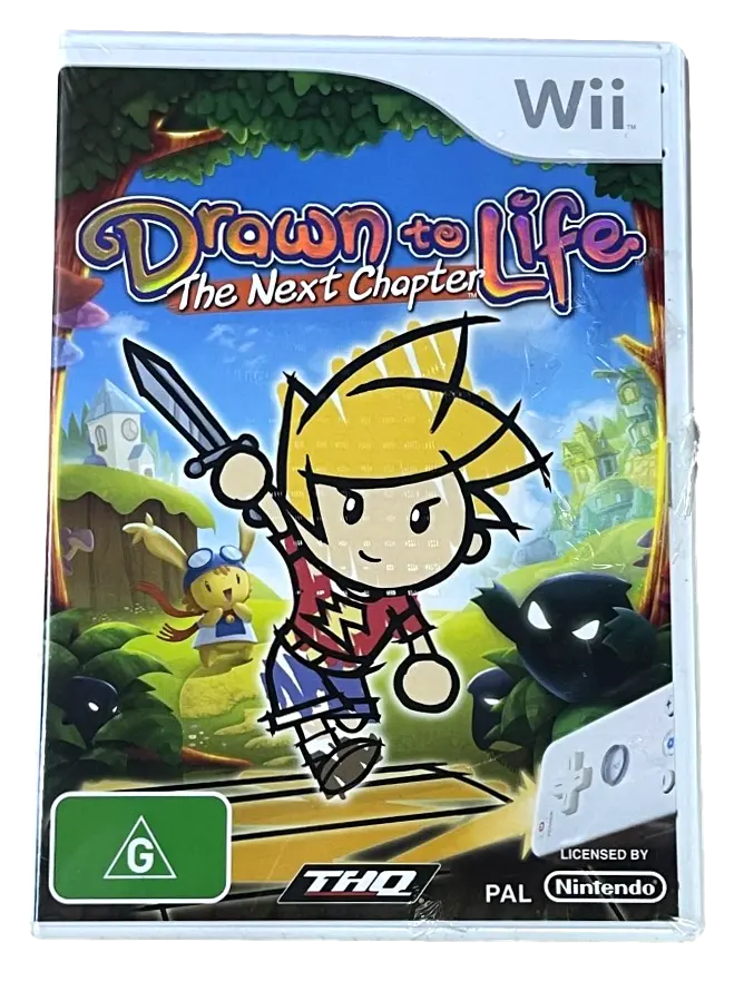 Drawn To Life The Next Chapter Nintendo Wii Pal *Brand New*  (Preowned) 1