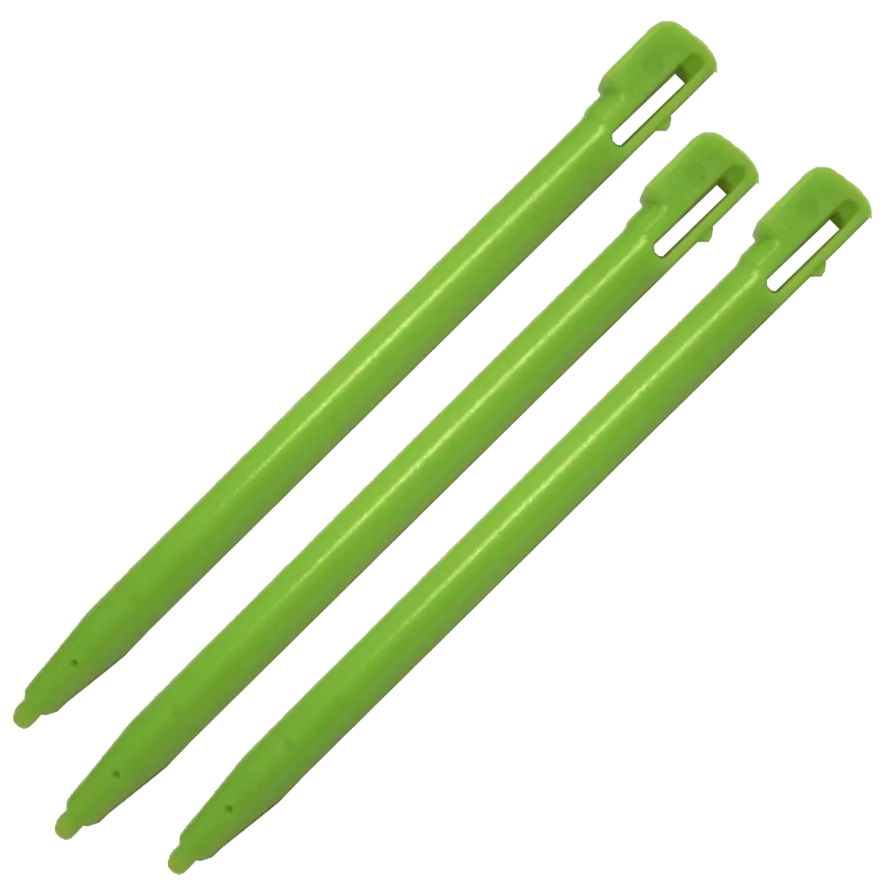 3 X Lime Touch Screen Stylus For Nintendo Dsi Console 1
