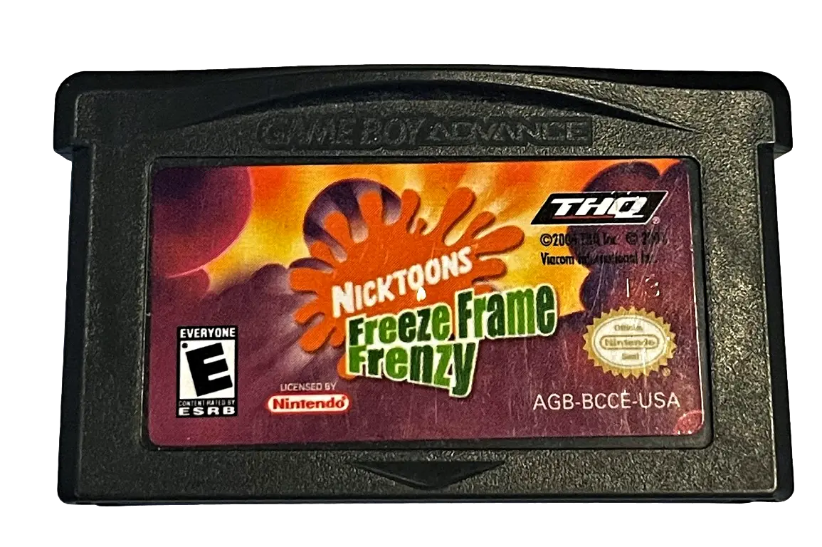 Nicktoons Freeze Frame Frenzy Nintendo Gameboy Advance (Cartridge) (Preowned) 1