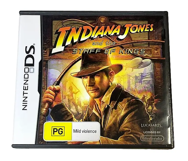 Indiana Jones And The Staff Of Kings Nintendo Ds 2Ds 3Ds Game *Complete* (Preowned) 1