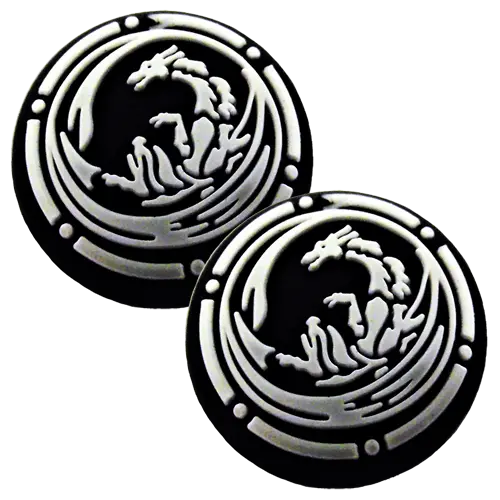 Thumb Grips X2 For Ps4 Ps5 Xbox One Xbox Series X Toggle Cover Cap - Dragon 1