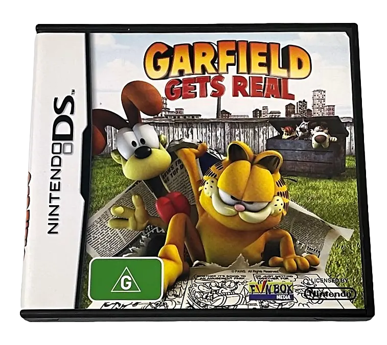Garfield Gets Real Nintendo Ds 3Ds *No Manual* (Pre-Owned) 1