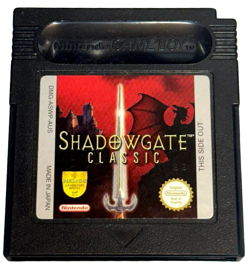 Shadowgate Classic Nintendo Gameboy Cartridge *New Save Battery* (Preowned) 1