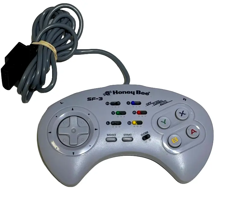 Honey Bee Nintendo Snes Controller  Sf-3 (Preowned) 1