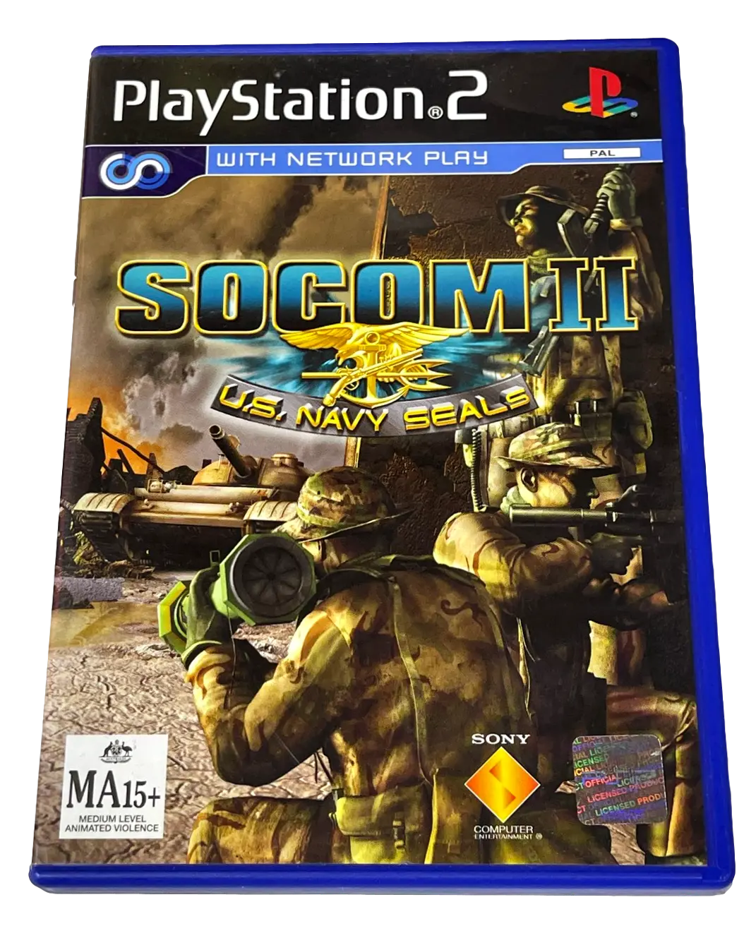 Socom Ii Us Navy Seals Ps2 Pal *Complete* (Preowned) 1