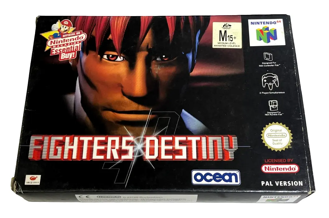 Fighters Destiny Nintendo 64 N64 Boxed Pal *Complete* (Preowned) 1