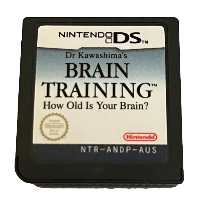 Brain Training Nintendo Ds 2Ds 3Ds Game *Cartridge Only* (Pre-Owned) 1