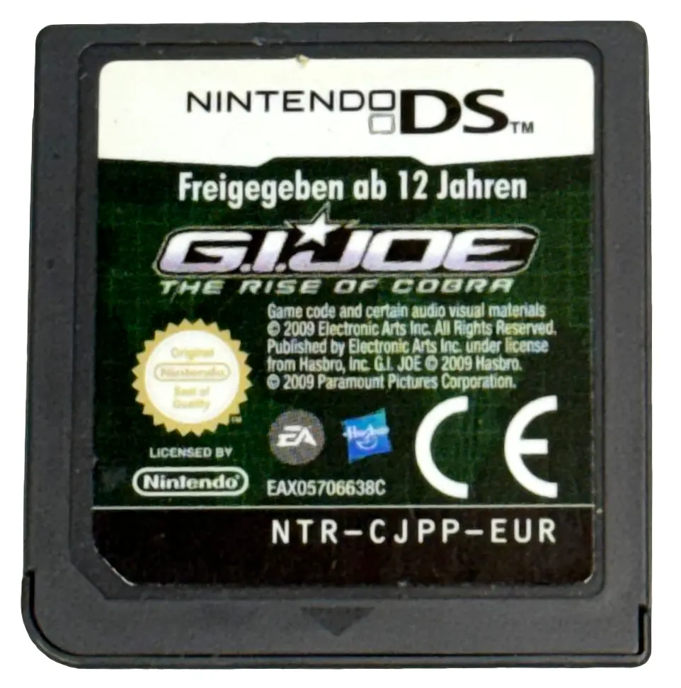 G.I. Joe The Rise Of Cobra Nintendo Ds 2Ds 3Ds *Cartridge Only* (Preowned) 1