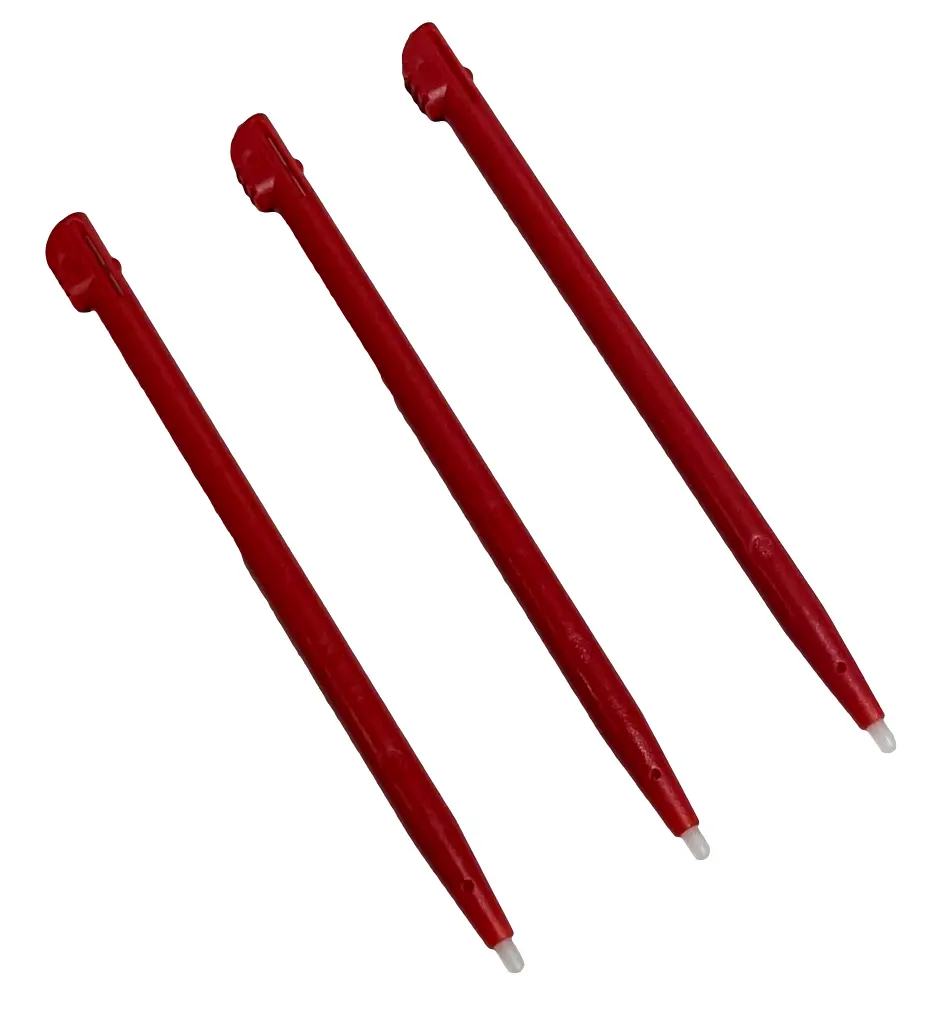 3 X Red Touch Screen Stylus For Nintendo 2Ds Console - Pokemon Ruby 1