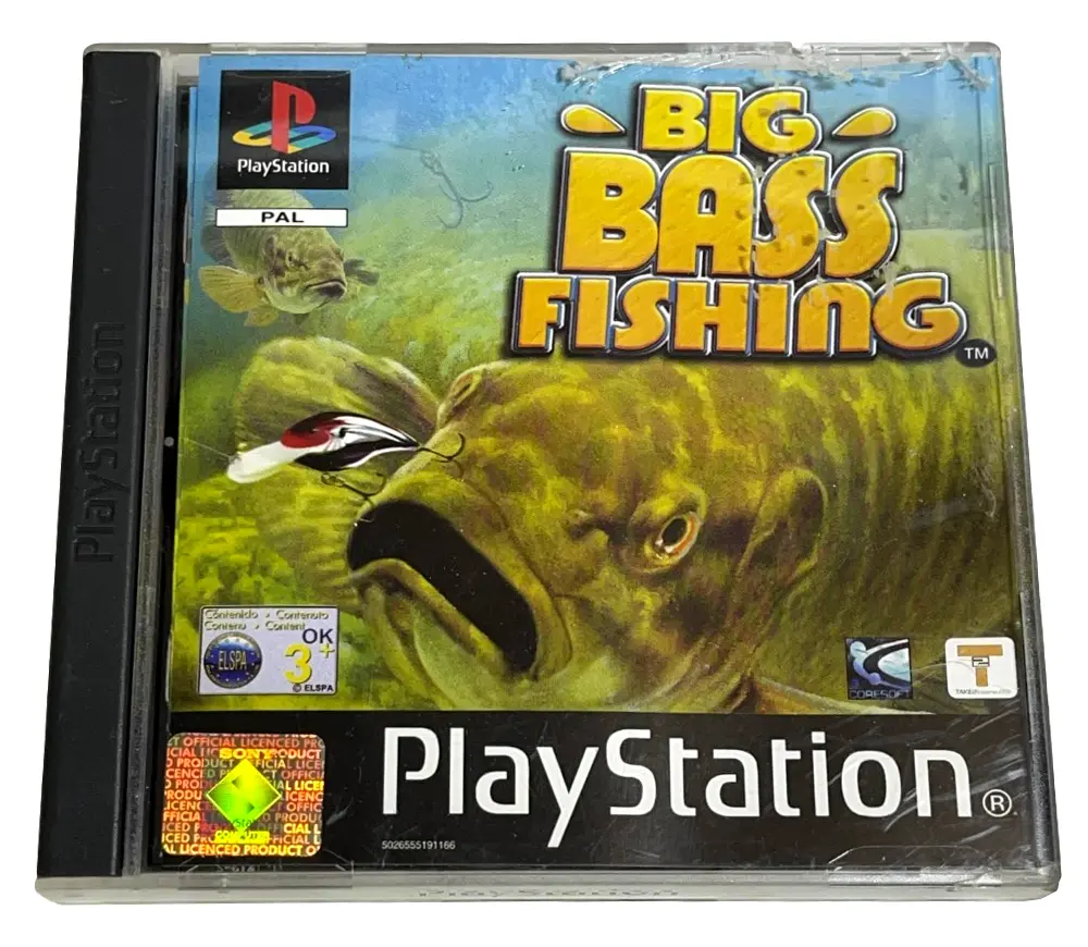 Big Bass Fishing Ps1 Ps2 Ps3 Pal *Complete* (Preowned) 1