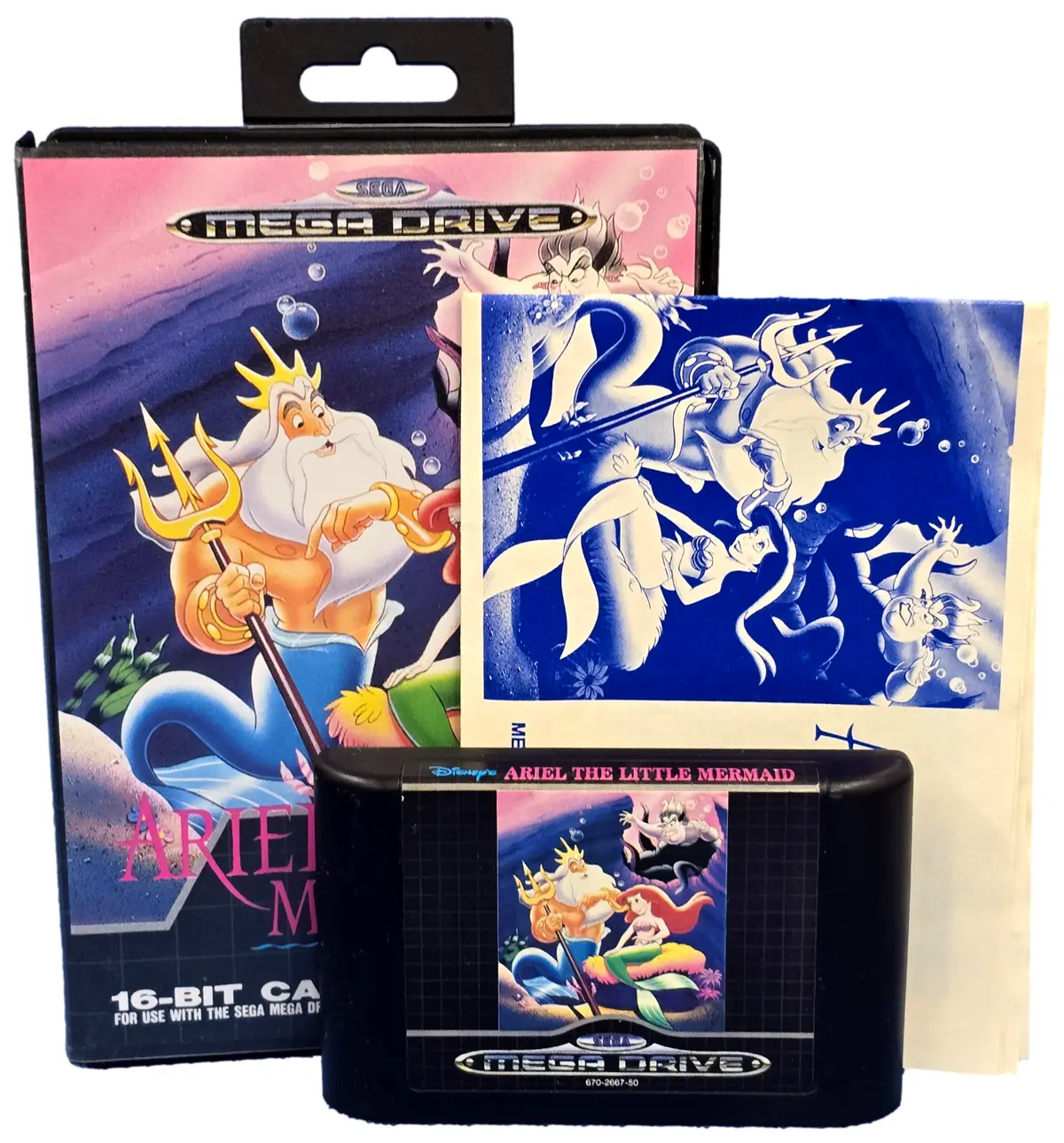 Ariel The Little Mermaid Sega Mega Drive *Complete* #5 1