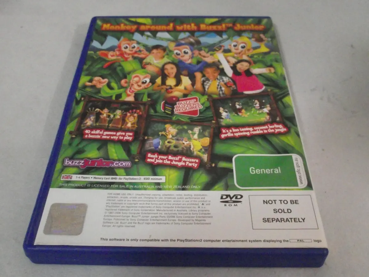 Buzz Ps2 Playstation 2 Ultimate Selection Pal Games Buzz Junior (Preowned) 11
