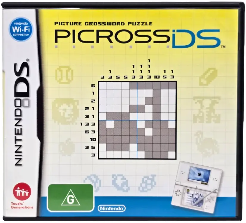 Picross Ds Nintendo Ds 2Ds 3Ds Game *Complete* (Pre-Owned) 2