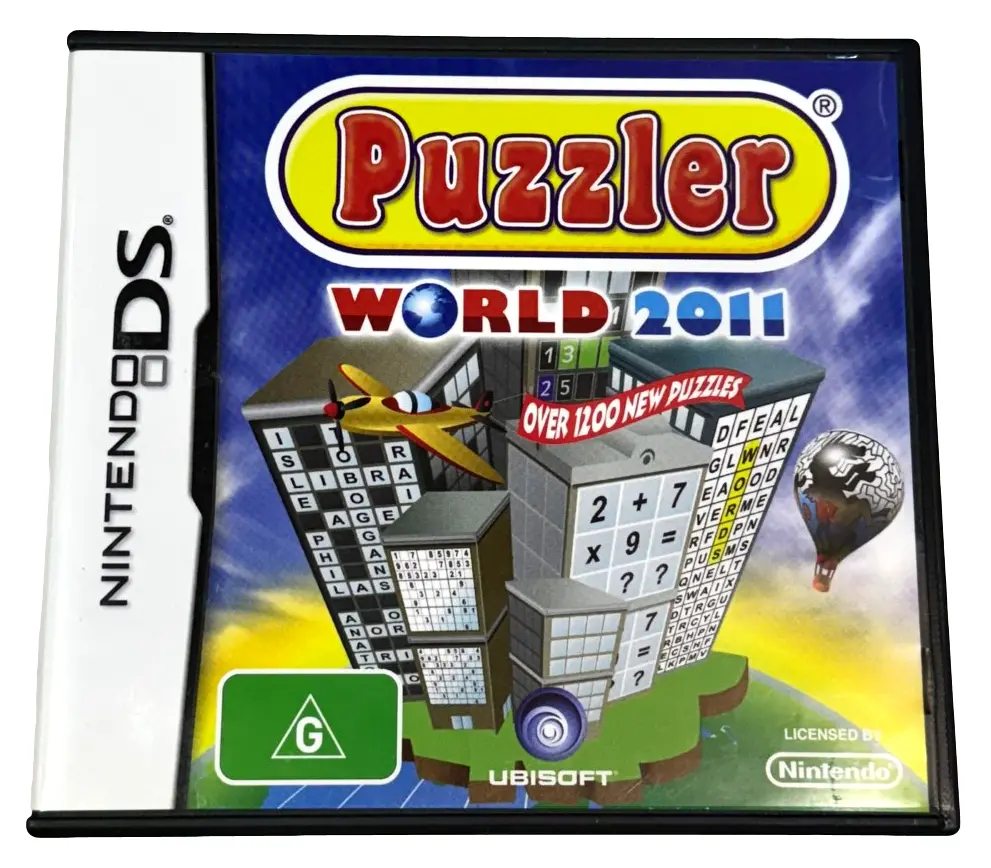 Puzzler World 2011 Nintendo Ds 2Ds 3Ds Game *Complete* (Preowned) 1