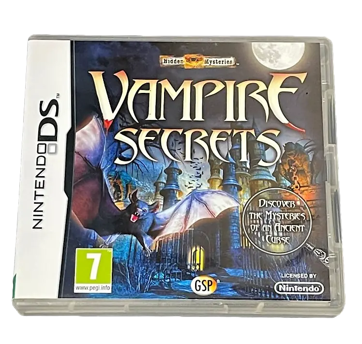 Vampire Secrets Nintendo Ds 2Ds 3Ds Game *Complete* (Pre-Owned) 1