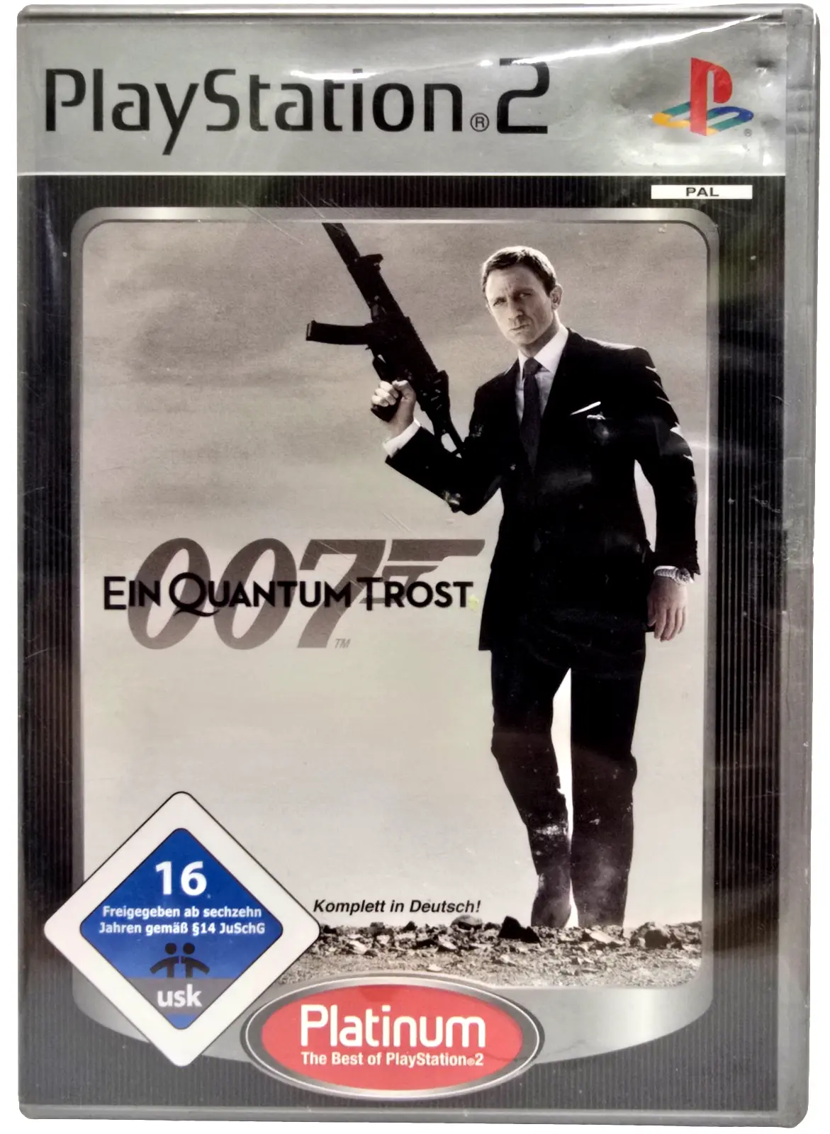 007 Quantum Of Solace Ps2 Pal Platinum *Complete* German Version (Preowned) 1