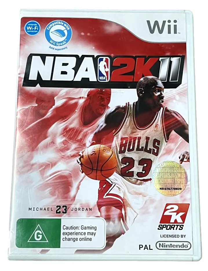 Nba 2K11 Nintendo Wii Pal *Complete* (Preowned) 1