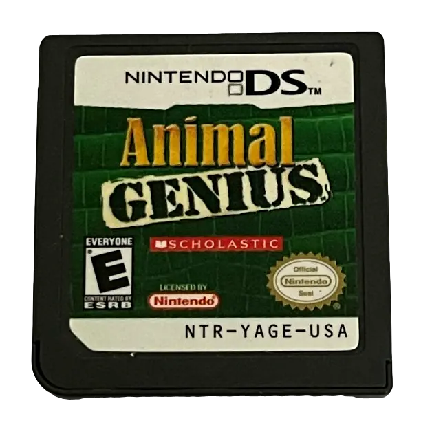 Animal Genius Nintendo Ds 2Ds 3Ds Game *Cartridge Only* (Pre-Owned) 1