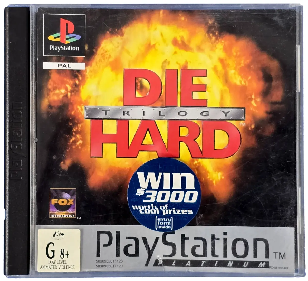 Die Hard Trilogy  Pal (Platinum) Ps1 Ps2 Ps3 *No Manual* 1