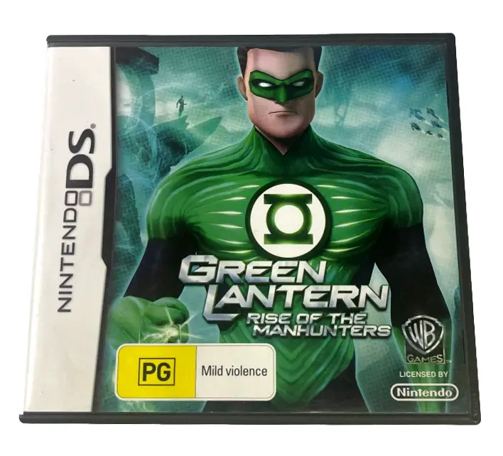 Green Lantern Rise Of The Manhunters Nintendo Ds 2Ds 3Ds Game *Complete* (Preowned) 1