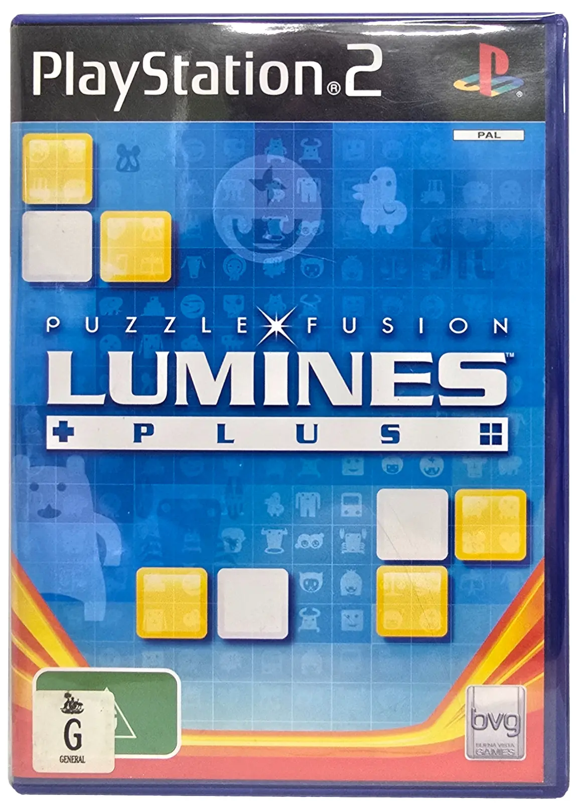 Puzzle Fusion Lumines Plus Sony Ps2 Pal *Complete* Playstation 2 (Preowned) 1