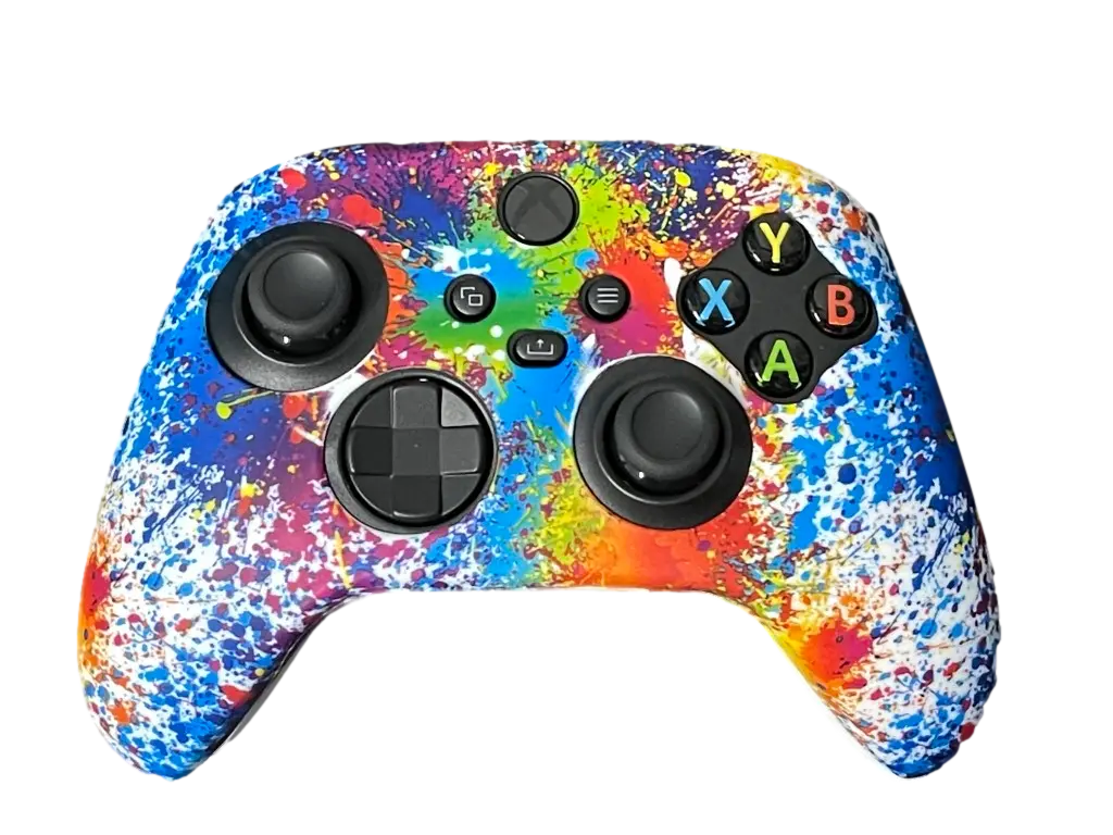 Silicone Cover For Xbox Series X/S Controller Case Skin - Paint Splatter 1