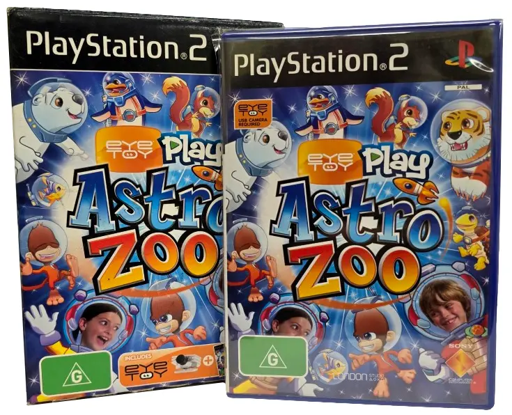Eye Toy Play Astro Zoo Game + Camera (Platinum) Ps2 Pal Boxed Playstation 2 (Preowned) 1