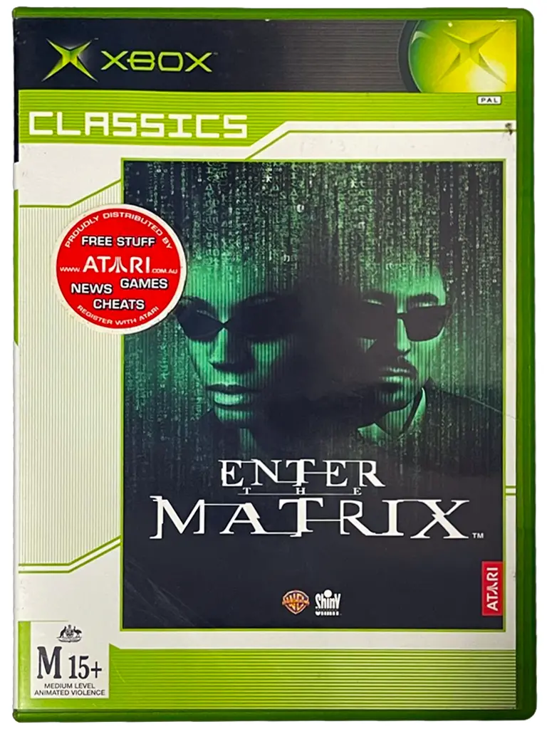 Enter The Matrix Xbox Original Pal (Classics) *Complete* (Pre-Owned) 1