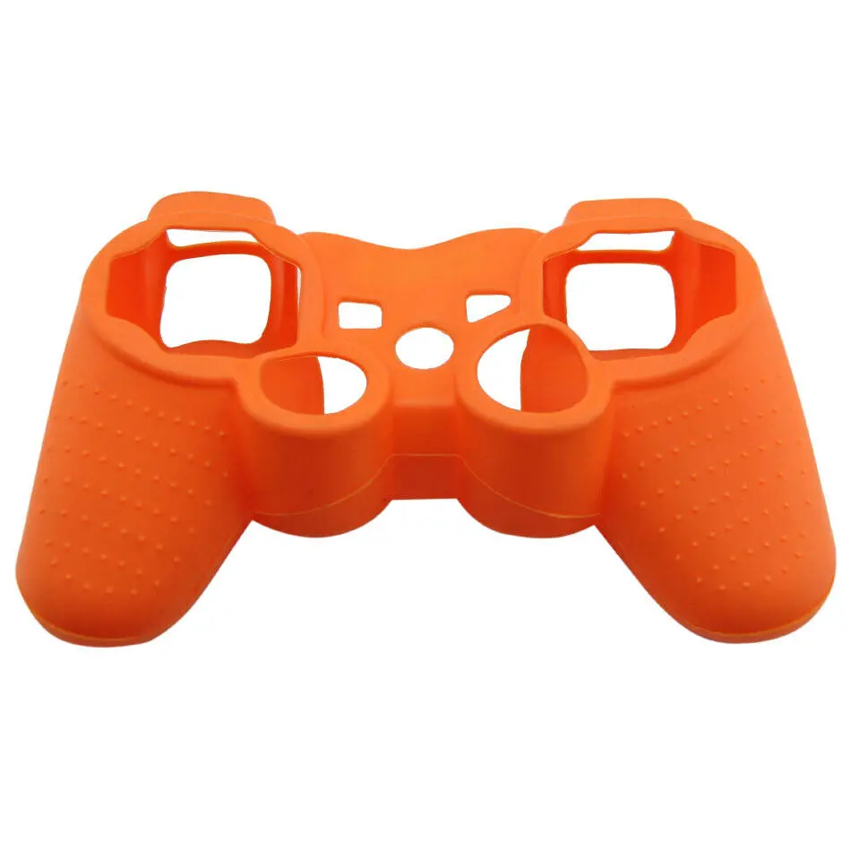 Silicone Cover For Ps3 Controller Skin Case Orange 1