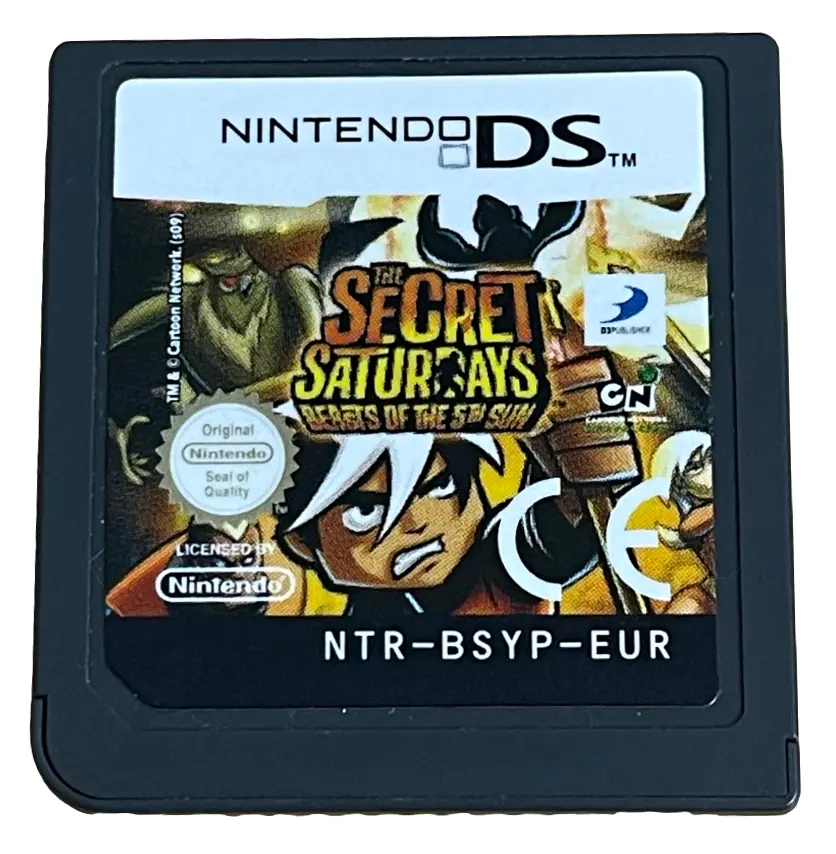 Secret Saturdays Beast Of The 5Th Sun Nintendo Ds 2Ds 3Ds *Cartridge Only* (Preowned) 1