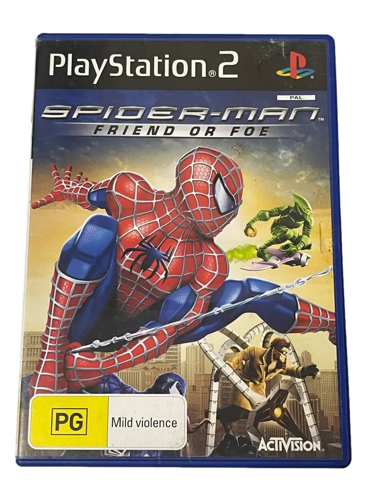 Spider-Man Friend Or Foe Ps2 Pal *Complete* 1