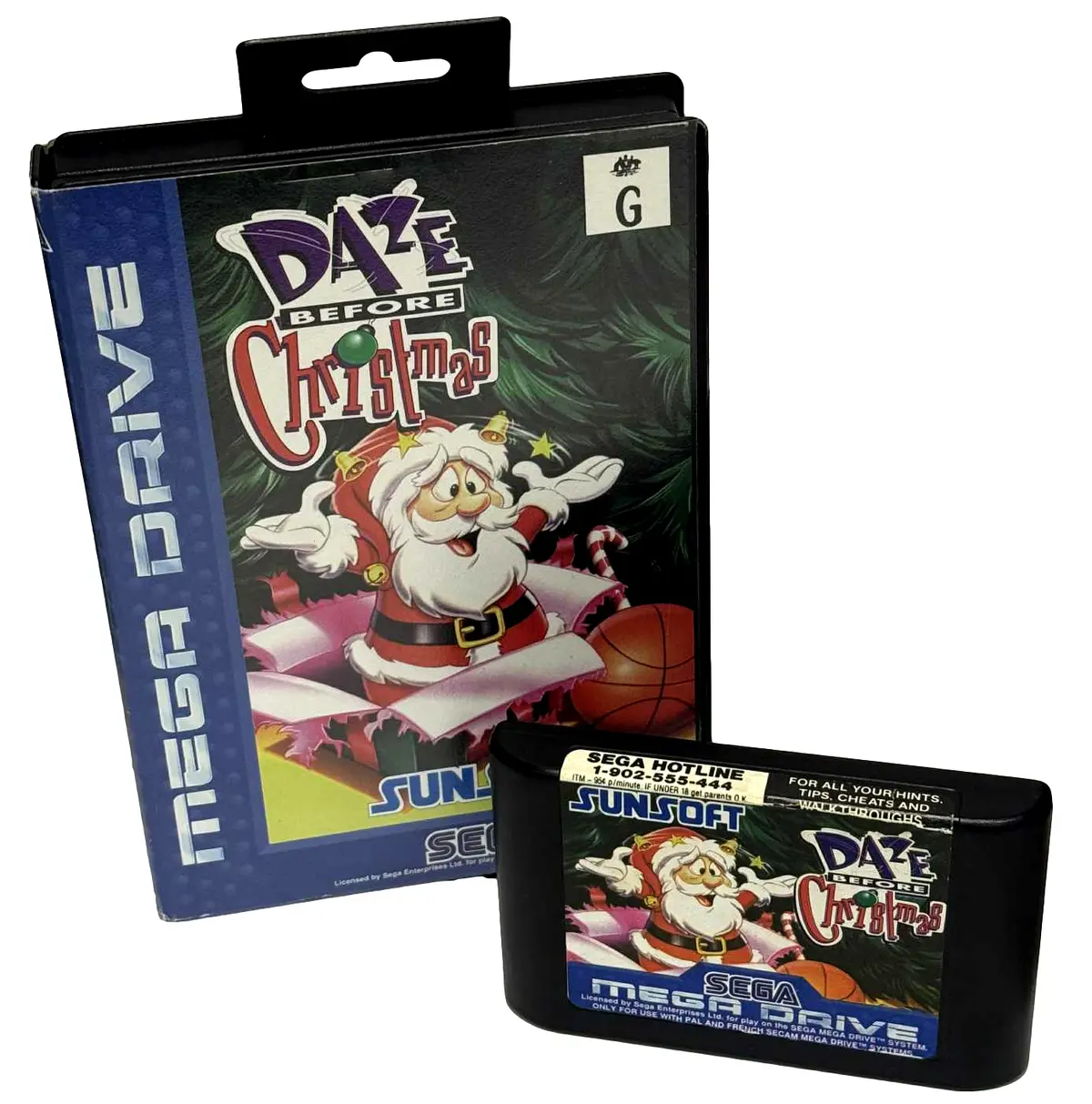 Daze Before Christmas Sega Mega Drive *No Manual* (Preowned) 1