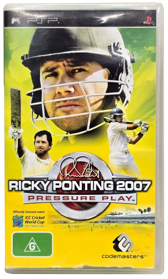 Ricky Ponting 2007 Pressure Play Sony Psp Game (Preowned) 1