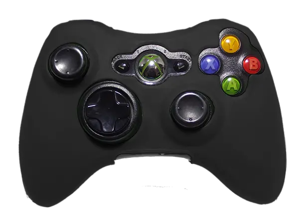 Silicone Cover For Xbox 360 Controller Skin Case Black 1