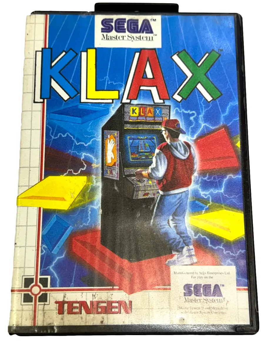 Klax Sega Master System *No Manual* (Preowned) 1